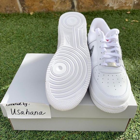 Nike Air Force 1 low white Jelly glitter shoes - Picture 5 of 6